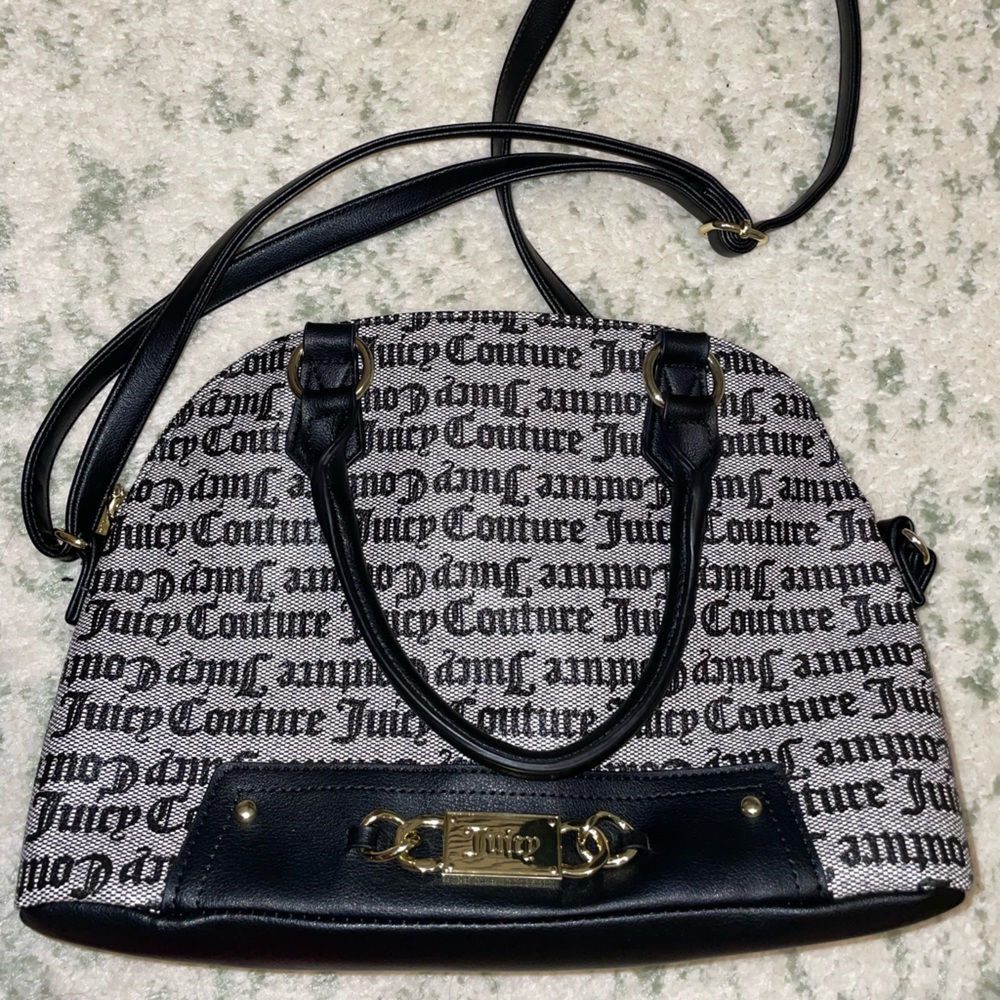 Juicy Couture Black & Grey Purse